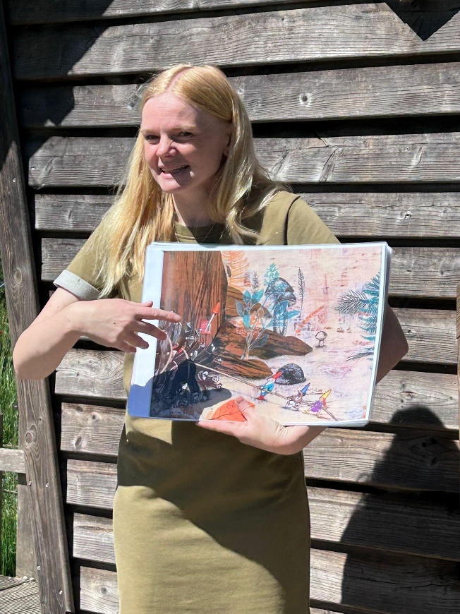 Kleuters verkennen samen de groene speelomgeving
